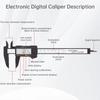 1PC Mini Plastic/vernier caliper. Digital/display caliper student vernier scale 0 to 150mm measuring tool. Plastic caliper