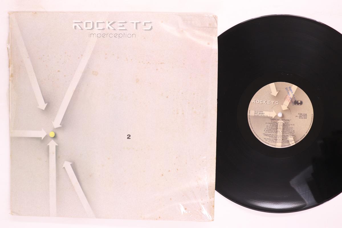 LP Record ROCKETS  Imperception INT20397 CGD 1984 Italy Rock Used