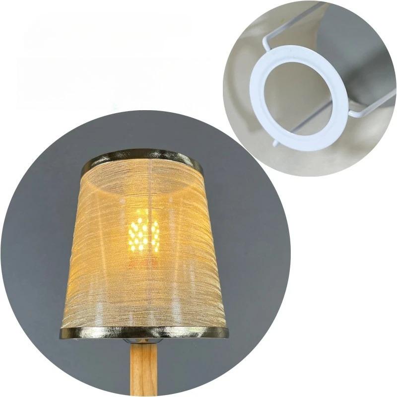 E14/E27/Clamp Fabric Lamp Shade Lighting Accessories for Home Office Decor Hotel Bedroom Bedside Floor Lamp Shell Cover