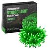 LED Pixel String Light 36 Ft | 360° Glowing Copper Wire Lights for Home, Diwali & Christmas Decoration | Bright Green | Pack of 1