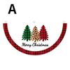 1Pcs Christmas Outdoor Polyester Fan-shaped Flag Christmas Decor for Home Cristmas Drop Ornament Xmas Gift New Year