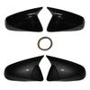 Seitlicher Flügel Rückspiegelabdeckung Schwarze Kappe Aufkleber Verkleidung Spiegelgehäuse Für Lexus NX 200 200t 300 300h RX 200t 330 300 350 450