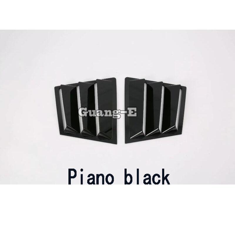 For Mazda6 Mazda 6 Atenza 2014 2015 2016 2017 2018  Sticker Cover Rear Spoiler Side Triangle Wing Window Bezel Trim Frame