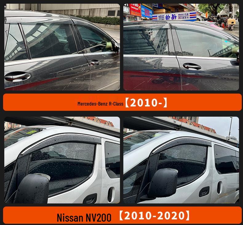 Nissan Xterra Window Visor Rain Guards and Eyebrows