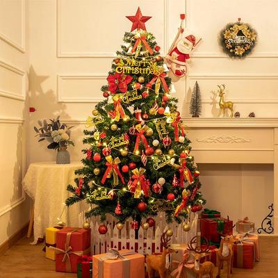 2025 Leuchtender DIY-Weihnachtsbaum Home-Kit: Großes verschlüsseltes Ornament für hochwertige Feiertagsdekoration