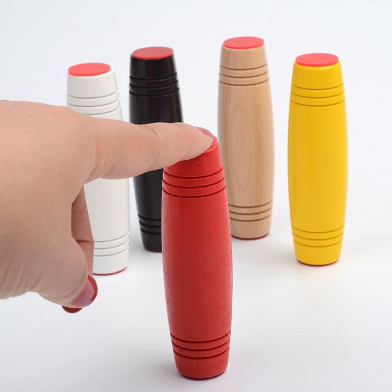Wooden Mokuru Tumbler Stick - Creative Stress Relief Toy from Japan