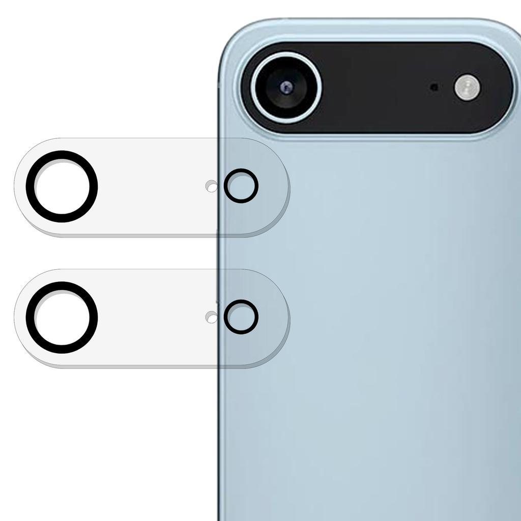 2Pcs For iPhone 17 Air Camera Lens Protector Silk Printing Lens Film 3D Arc Edge