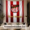 Custom Text Tapestry Southampton FC Print Wall Tapestry Indoor Living Room Wall Decor