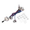 2 Volume 2 Tone 1 Jack 500K Pots 3 Way Switch Wiring Harness for Les Paul LP Guitar