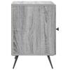 Nightstand Gray Sonoma 43 x 34.5 x 50 cm Engineered Wood