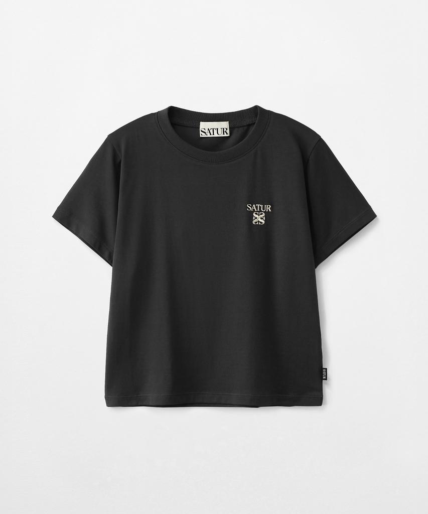Seteo (W) Essential Slim Fit Short Sleeve T-Shirt Charcoal