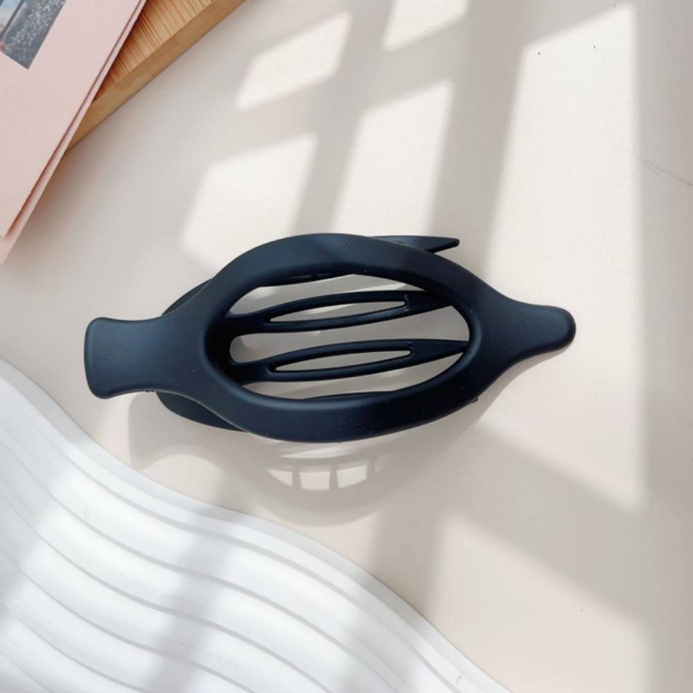 Korean Oval Duckbill Hair Clip Women's Simple High-End Headwear Updo Accessory