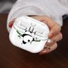 Cartoon Cute Panda Case For Samsung Galaxy Buds 3 FE 2 4Pro 3Pro 2Pro 4 Pro Live Clear Earphone Cases Cover With Hook