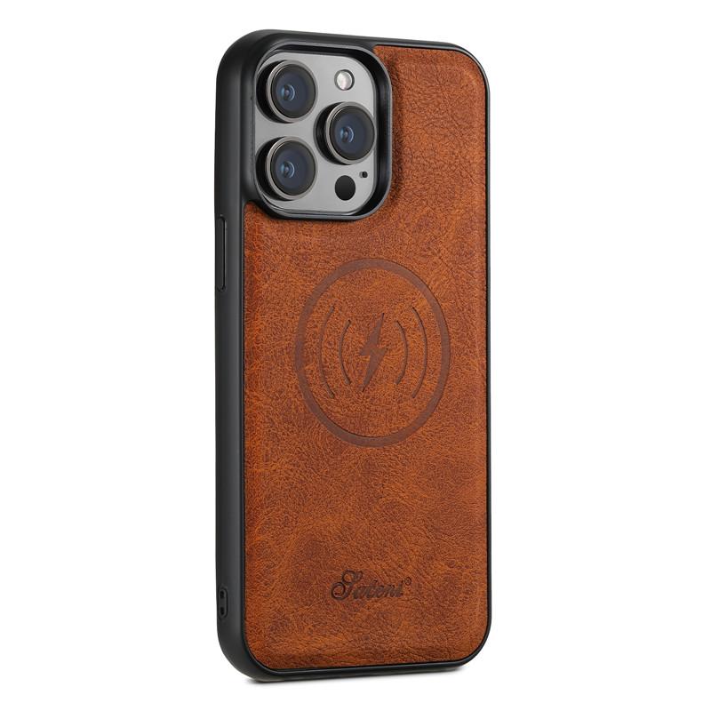 

EUCAGR Fashion Wallet Phone Case Card Holder Leather Magsafe Magnetic Pocket Cover Case For iPhone 12 13 14 15 Pro Max Plus For iPhone 14