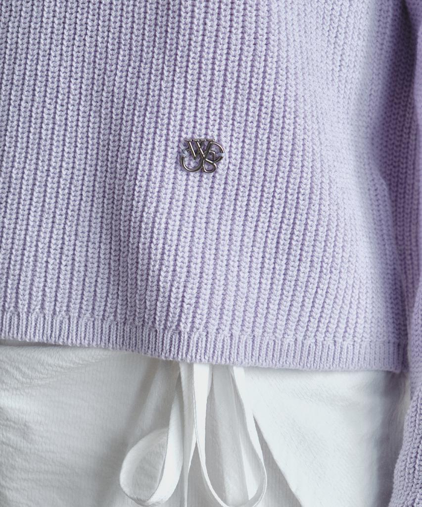 Wednesday Oasis For Woman Easy Hazzi V-Neck Knit_Light Purple(Wc26Kn06)