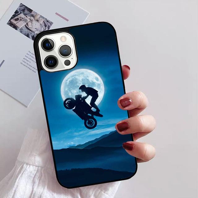 Moto Motorcycle Phone Case For iPhone 17 Air 16 15 14 13 12 Pro Max Plus Max Cover Shell coque