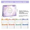 Thick Paper Standing Flip Calendar Portable Time Manegement Organizers  School Office Supplies