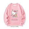 Girls Crewneck Sweatshirt My Melody Sario Cute Hoodie Clothes Kawaii Girls Kuromi Sweatshirt Spring Autumn Sweatshirt Child Tops