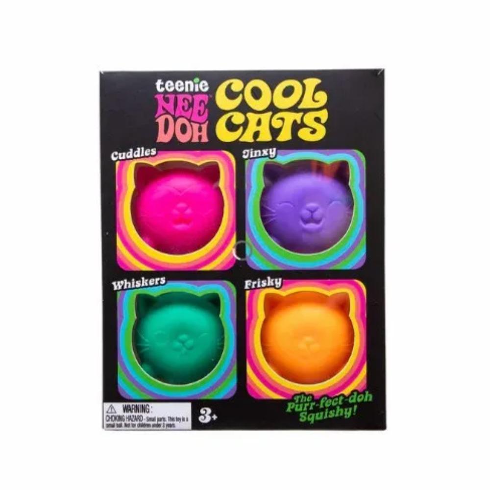 @@New Teenie Cool C 3 Pack Adorable Mini Cat Soft Squishy Sensory Squeeze Stress Relief Anti Anxiety Fidget Toys For Kid