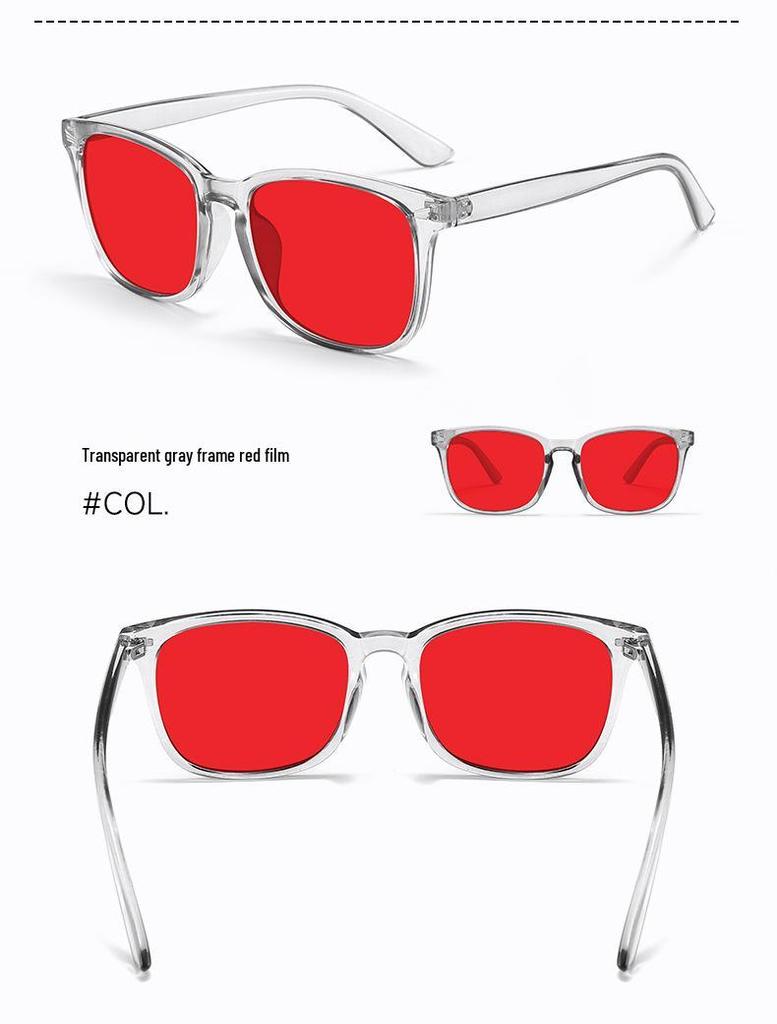 Light-Enhancing Sleep-Aid Glasses: Blue Light Blocking, Reflective Coating, Anti-Blu-Ray, Anti-Radiation, Melatonin Support, TR Frame.