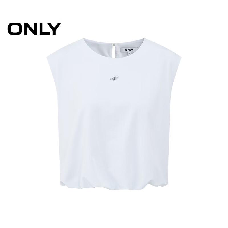 ONLY 2026 Summer Floral Hem Sleeveless T-shirt