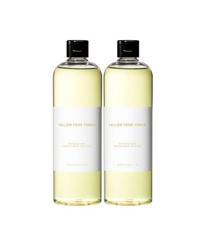 [Whitening Functional] Yellow Food Whitening Nourishing Toner 500ml 2 Bottles