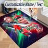 Custom Text Printed Rug Cristiano Ronaldo Non Slip Floor Carpet For Home Room Decor