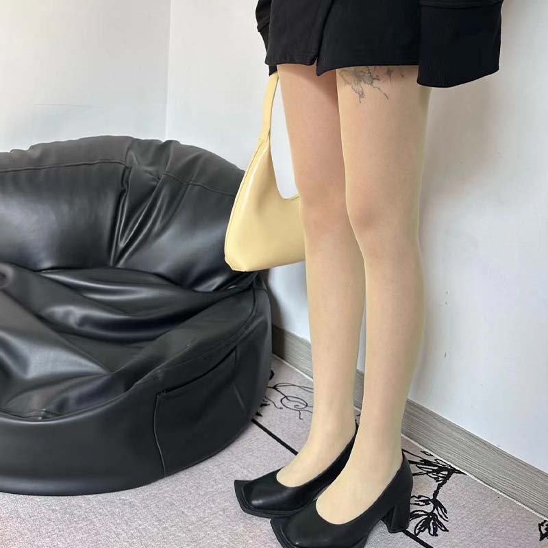 Sexy Tights Candy Color Velvet Slim Pantyhose For Women Soft Thin 15D Sheer Stockings Super Elastic Anti-Hook Large Size Legging