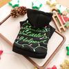 Pet Dog Cat Hoodie Christmas Helper Style Winter Warm Cotton Casual Clothing Small Breeds XS To XL