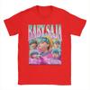 Baby Saja Retro Kpop Demon Hunter Villain Pure Cotton Men Women T Shirts for Couple Summer Awesome Loose Short Sleeve Clothing