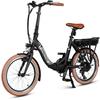 SPATIAL 2002 Adult Electric Bicycle With TowSeat 250W Motor 36V10.4Ah Battery 20 Inch Road Tires City Commuting Folding Electric Bike