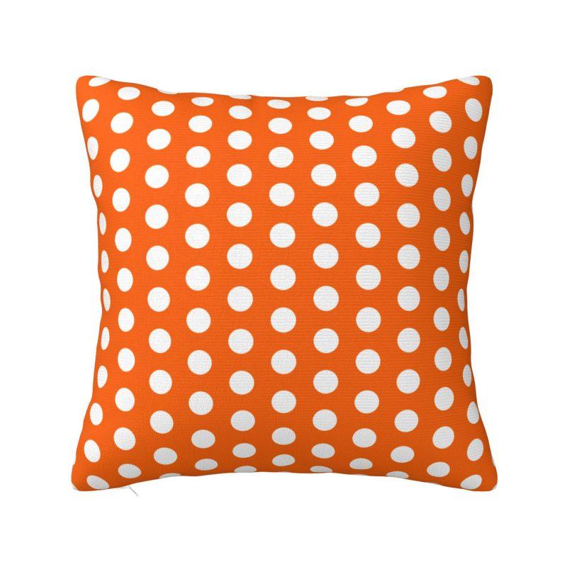 Green And Black Polka Dot Cushion Cover x cm Polyester Soft Throw Pillow Case For Sofa Car Living Room Decoration Pillowcase