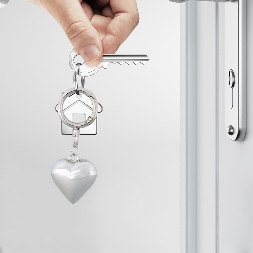 Elegant Love Heart Pendant Star Keychain Charm for Women Ladies Bags and Backpack Accessory Gift for Any Occasions