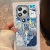 For Honor 200 400 Lite 400 200 Pro X9b Magic 7 6 Lite X9c X9a X9b X8b X7c Phone Cover Cute Blue Heart Starfish For Honor 400 Bag