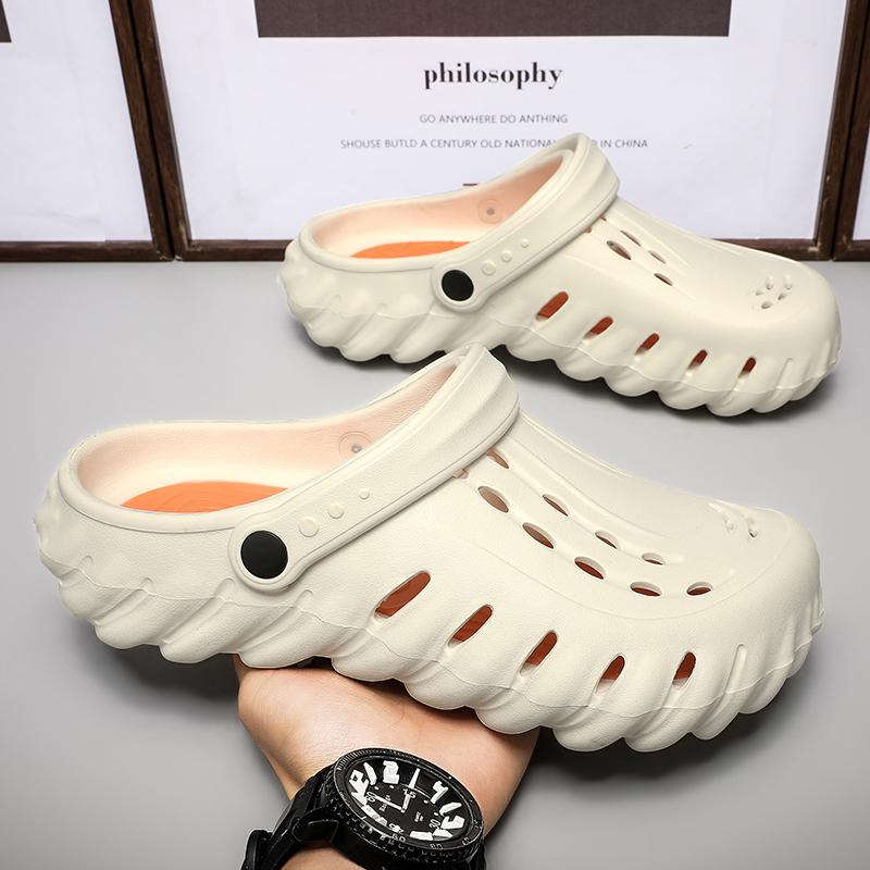 Sandals Shoes for Men Beach Shoes Soft and Comfortable Wear-resistant Indoor and Outdoor Men's Slippers Thick Bottom Unisex