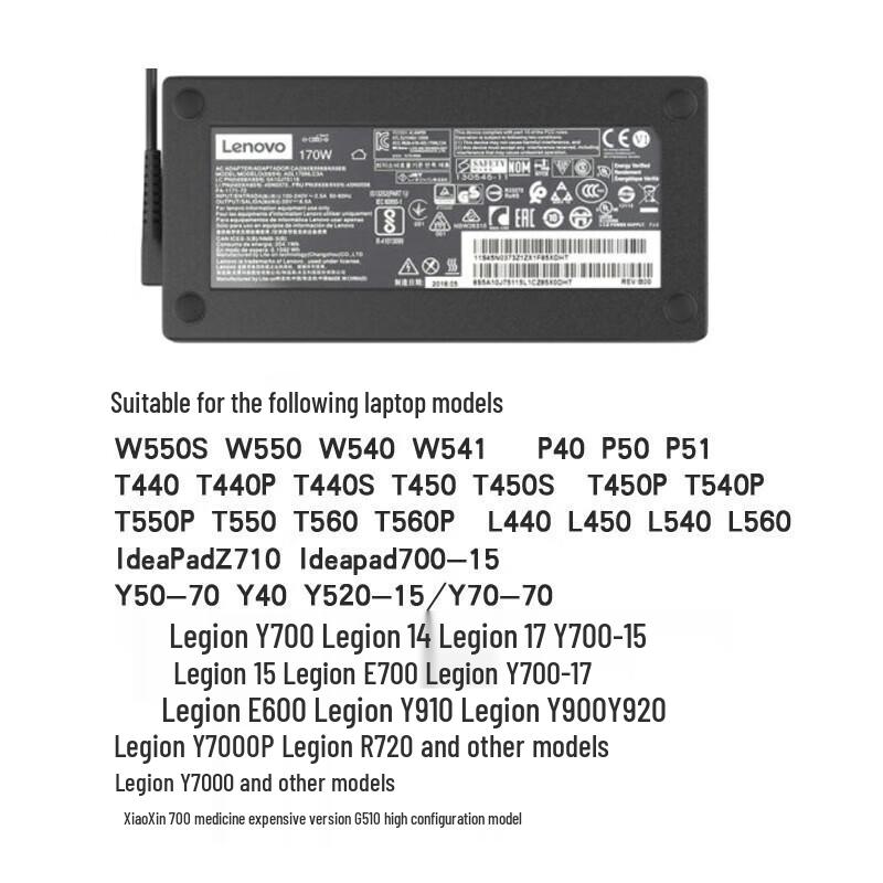 Lenovo 170W Square Port Power Adapter