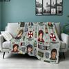 1PC Resident Evil Patterned Flannel Blanket Suitable For All Seasons For Home Decor Warmth And Comfort Gifts Holiday Present