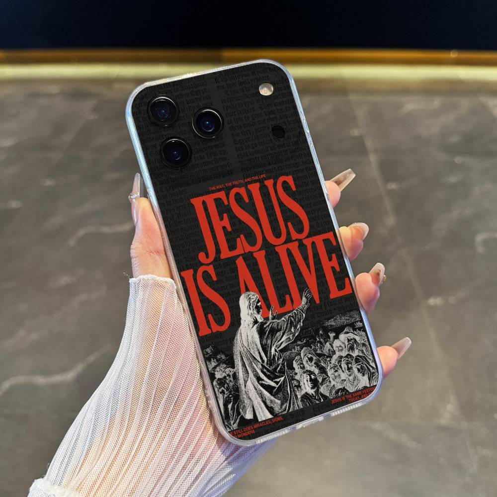 

Gods Plan Jesus Bible Verse Phone Case For iPhone 17,16,15,14,13,12,11 Pro,Max,Plus,X,XS,XR,SE4,E Mini Transparent Soft Cover iPhone17promax