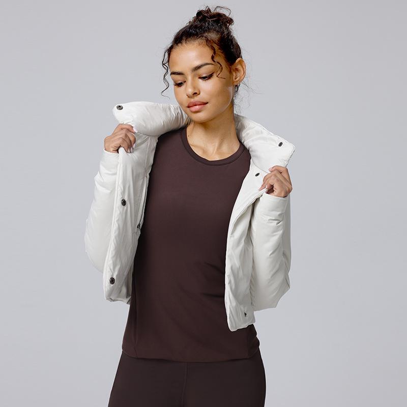 Women's Slim Fit Warm Yoga Jacket for Autumn and Winter City Runs