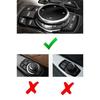 Blue Aluminum Ring For BMW Fxx Center Console iDrive Multimedia Controller Knob