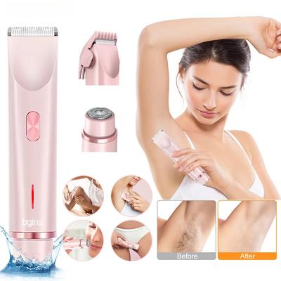 Elektrische Rasierapparate für Frauen Schmerzloser Damen-Epilierer Gesichts-Schnurrbart-Rasierer Bikini-Achseln Beine Trimmer Elektrische Haarentfernung