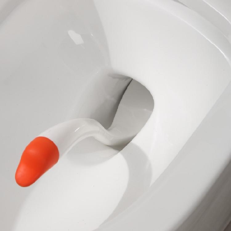 Modern Bathroom Cleaning Creative Toilet Brush and Holder Deep Cleaning Brush