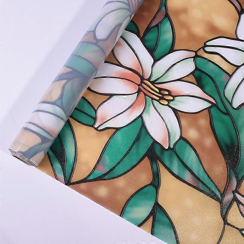 Decorative window film anti-collision window stickers door and window static stickers suitable for kitchen dining room bedroom