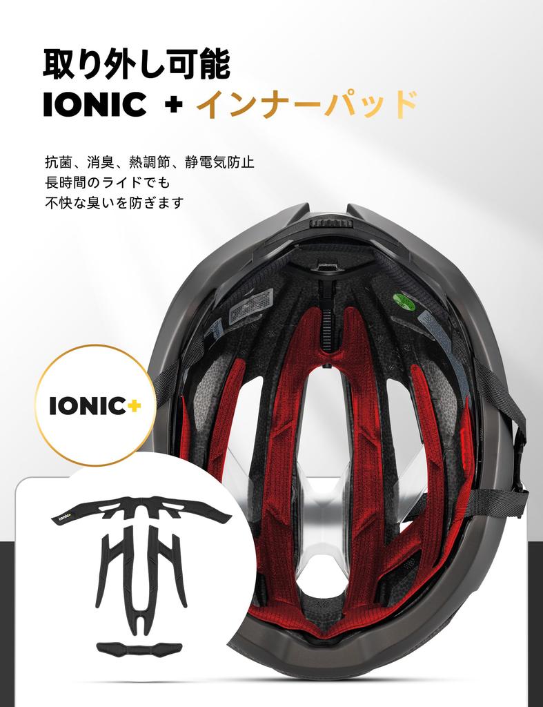 ROCKBROS Bicycle Helmet for Road CE High Impact for and Adjustable Size Unisex Adults, Bike, Certified, Ultra-lightweight, Rigidity, Resistant,