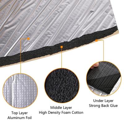 2000x500mmx50mm Car Soundproof Mat Acoustic Thermal Acoustic Thermal Mat Sound Deadener Deadening Soundproof Wall Panel Door