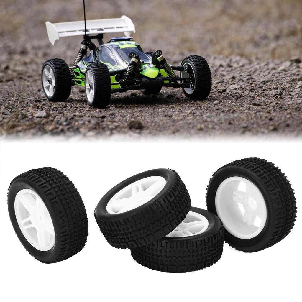 4PCS 75mm RC Car Tire U Type Rubber RC Vehicle Wheel Remote Control Car Tire for   144001 1Celsius14 RC Car