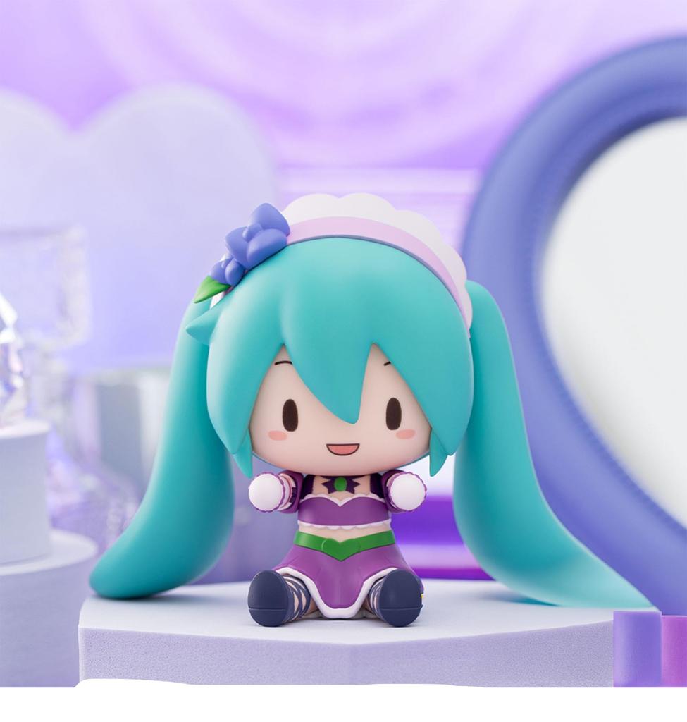 Hatsune Miku x Oshare Majo Love and Berry FuwaPuchi Verformte Figur Kirarin Lila