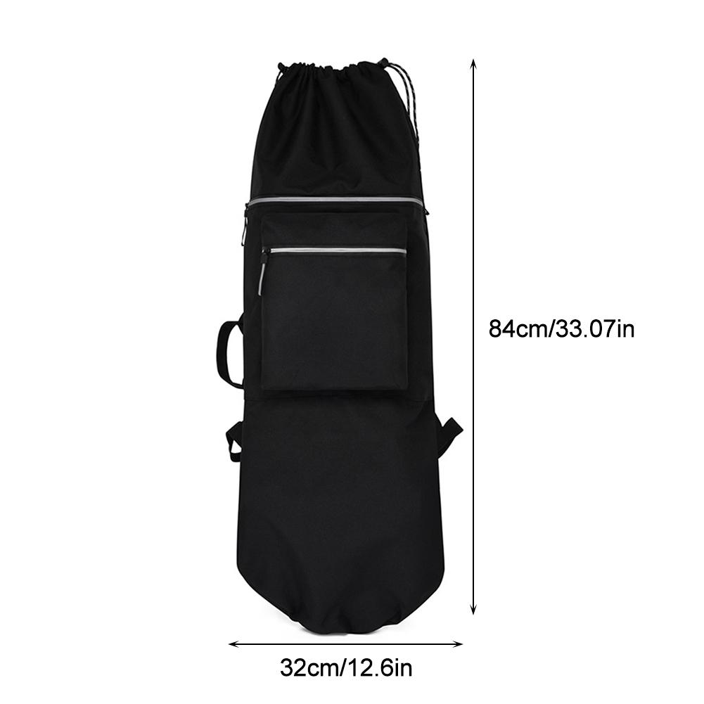 Skateboard Carry Bag Longboard Skateboard Backpack Adjustable Strap Sports Universal Waterproof Balancing Scooter Storage Cover