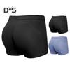 Fake Ass Underwear 3D Design Traceless Effect Mid-rise Solid Color Boxer Underwear U-convex Ergonomic Design Boxers Briefs