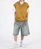UMM Drop Shoulder Oversized Knit Vest 3 Colors
